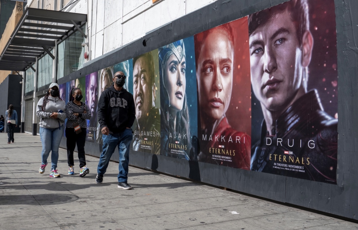 Disney Marvel Eternals Street-Level Billboard Alchemy Media Wild Posting