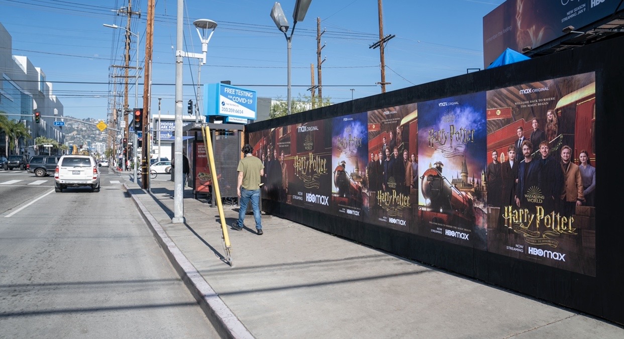 HBOMax Harry Potter Wild Posting LA Alchemy Media