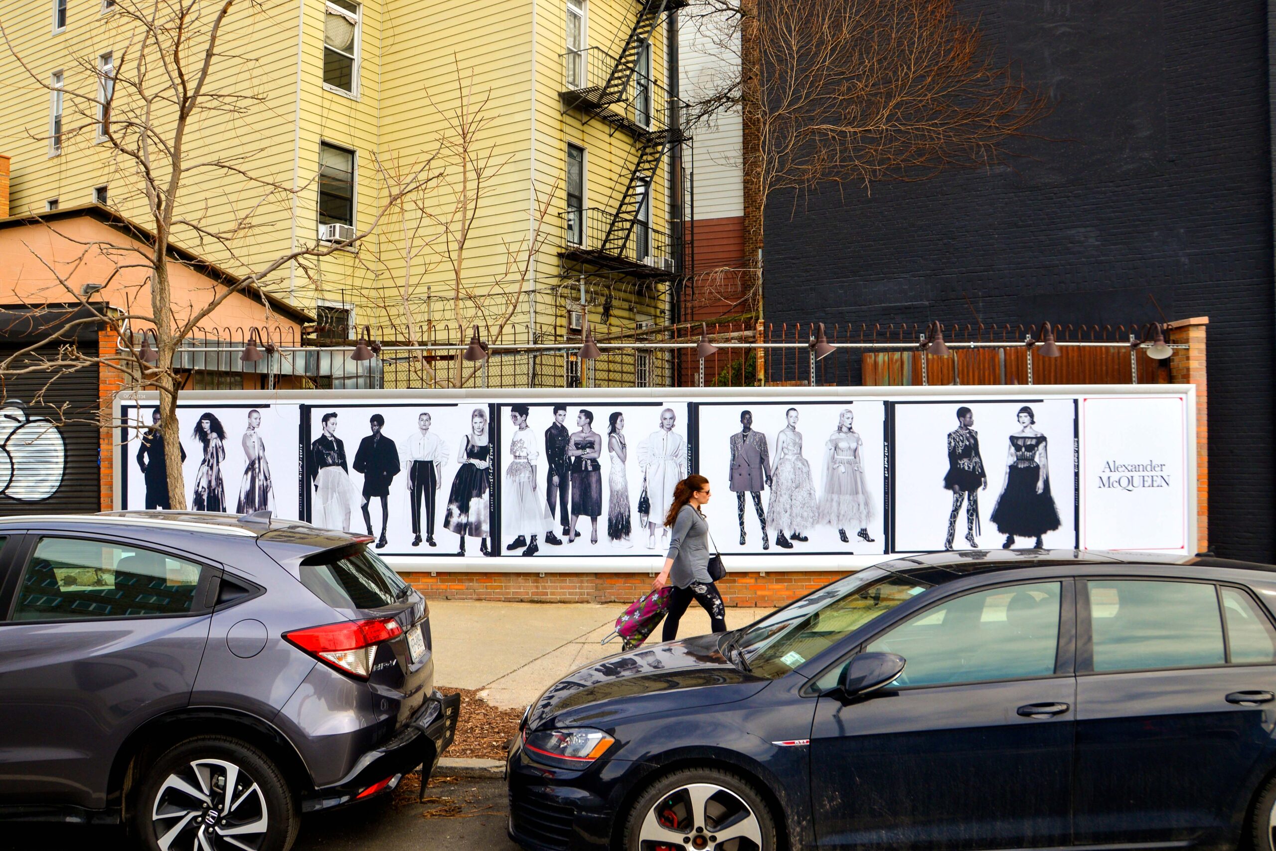 Alexander McQueen NYC Wallscapes Calyer St & Banker St OOH Advertising Alchemy Media