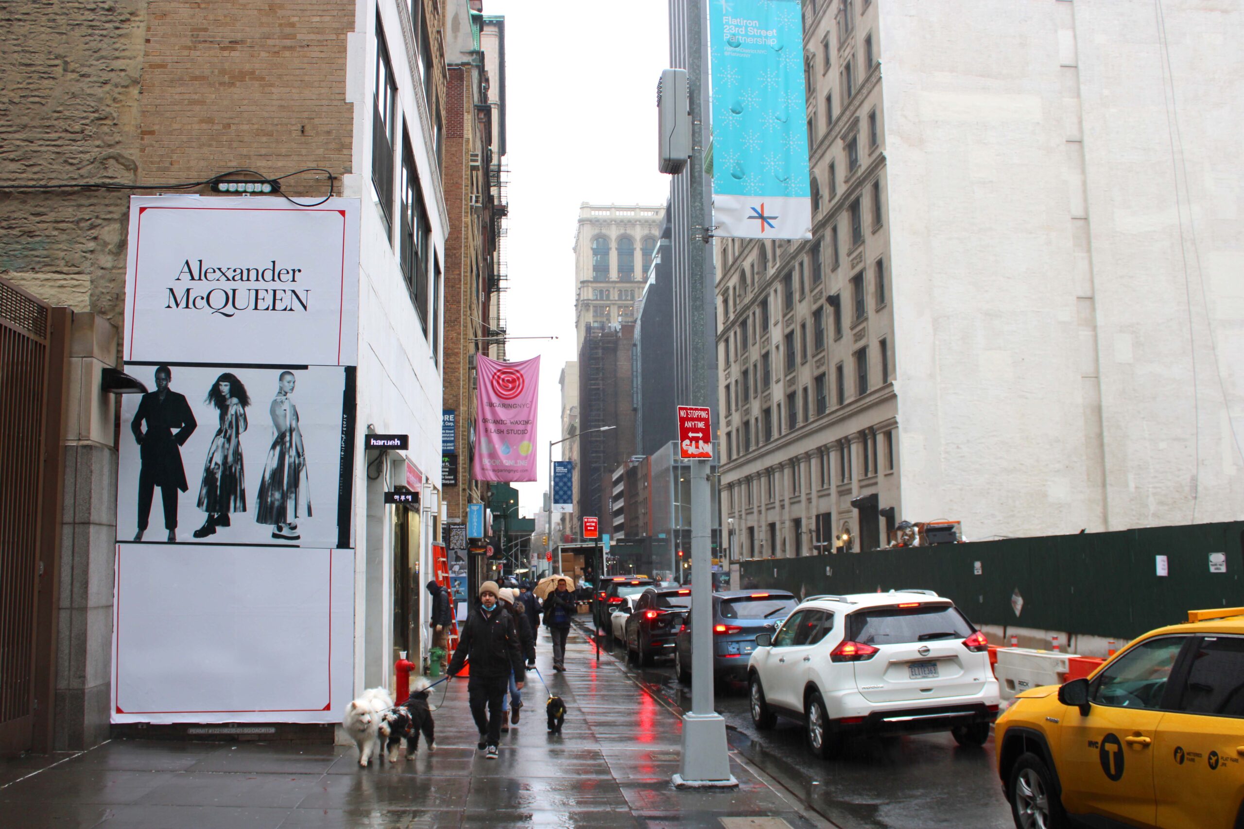 Alexander McQueen NYC Wallscapes W 30th St between 5th & Broadway OOH Advertising Alchemy Media