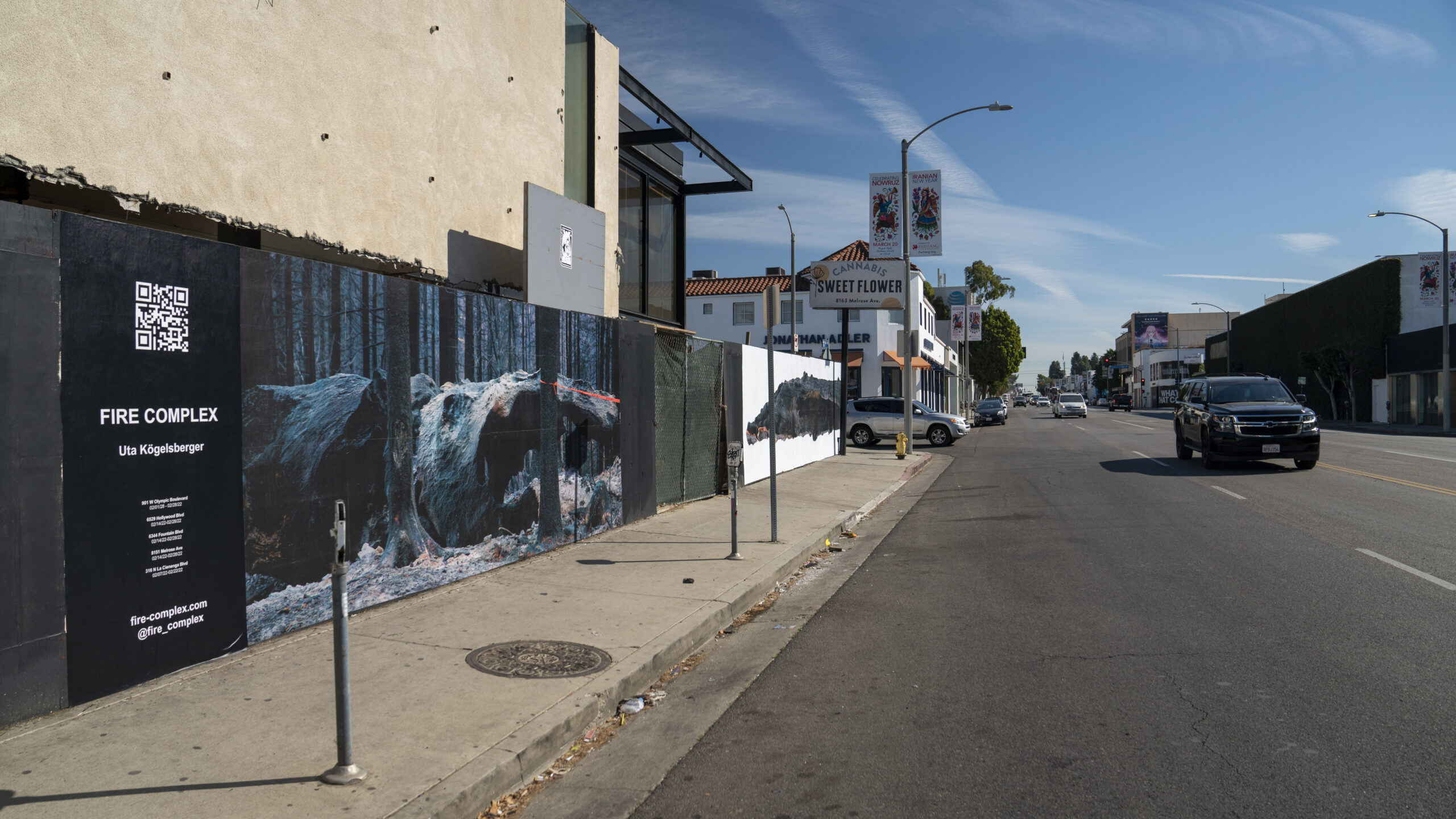 Street-Level Advertising for Nonprofits LA Melrose Ave & N Kilkea Dr