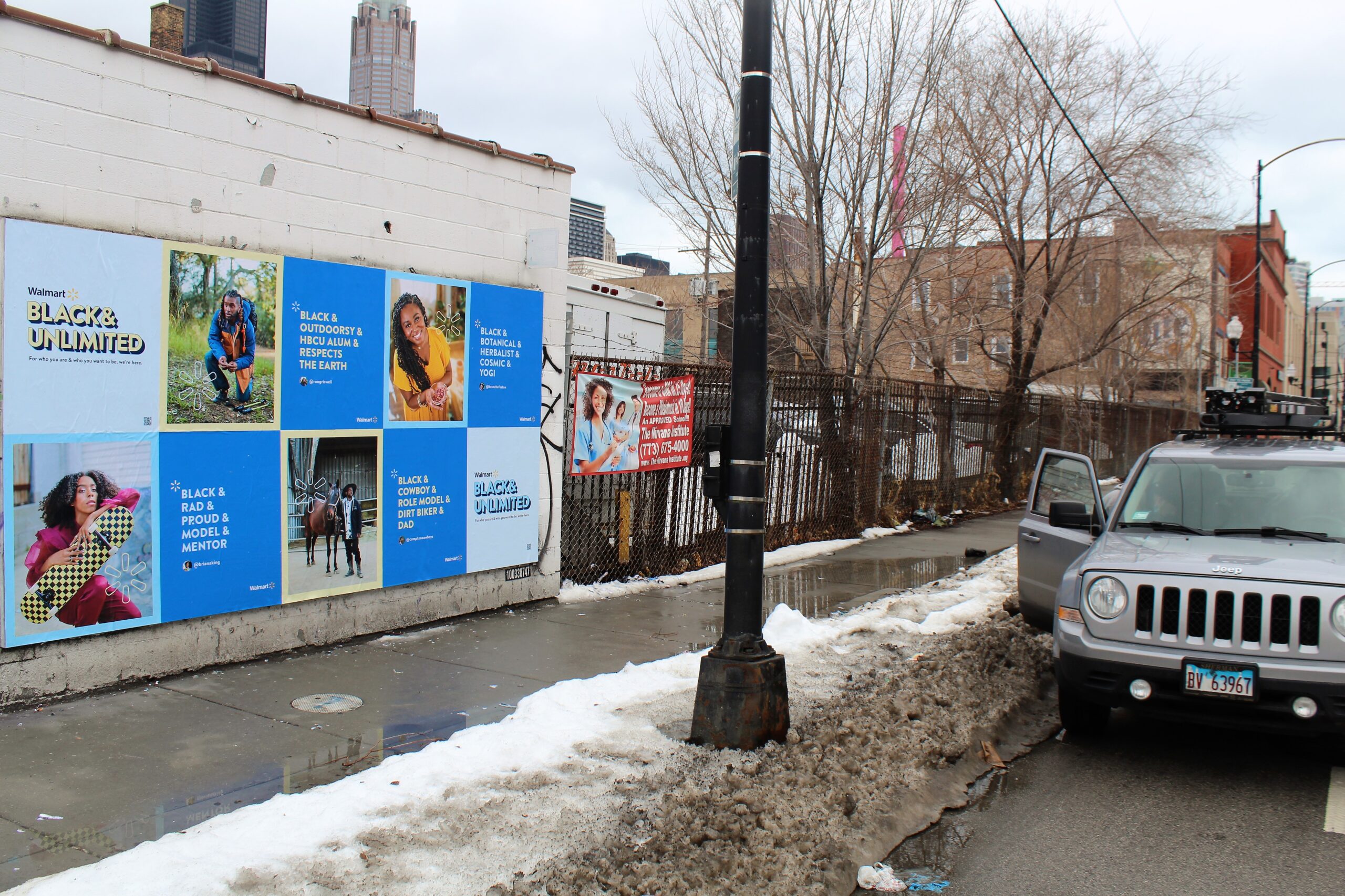 Walmart Black & Unlimited Wild Posting POC Inclusivity in Advertising