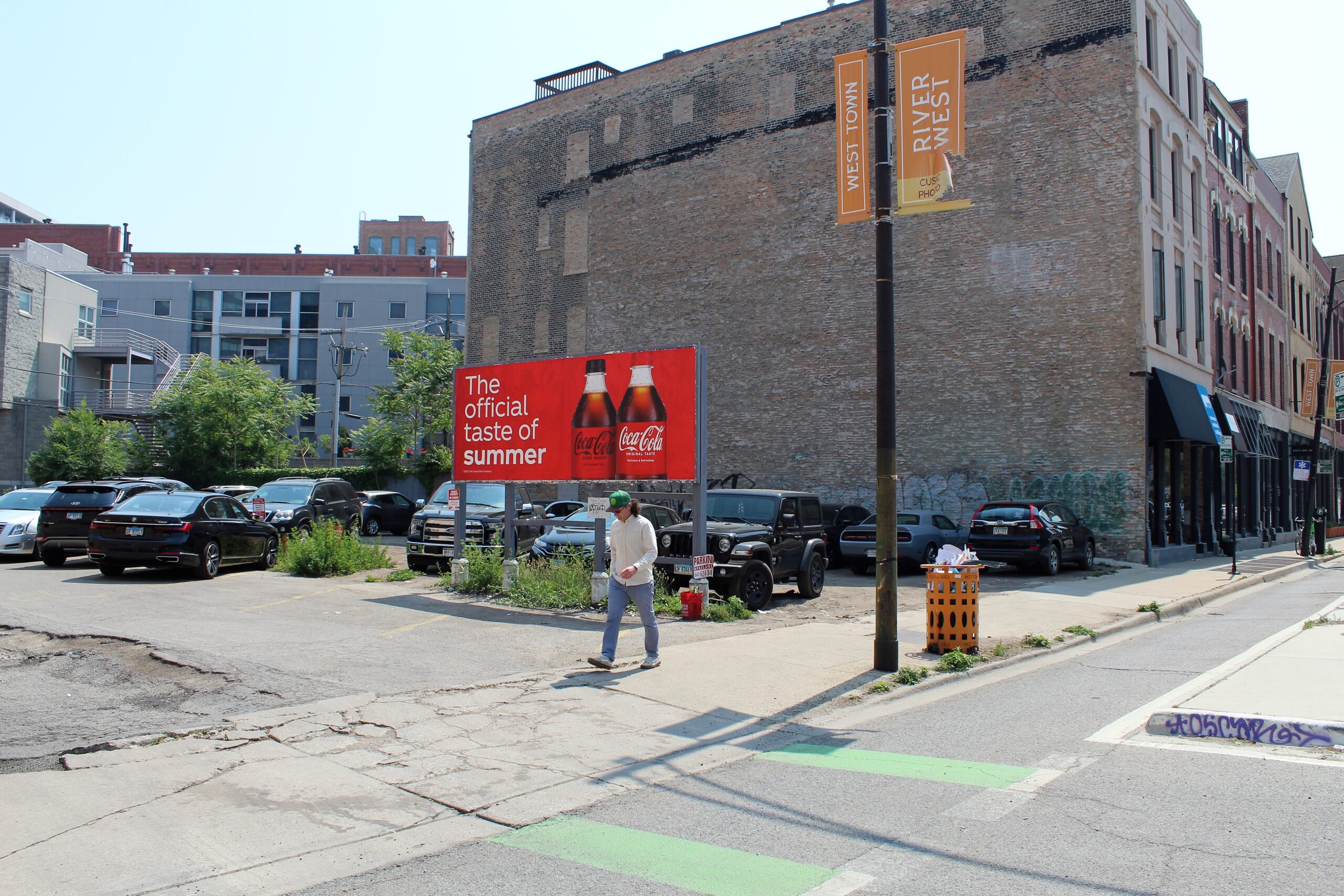 Coca-Cola Wild Posting Chicago Panels N Milwaukee Ave & N Morgan St