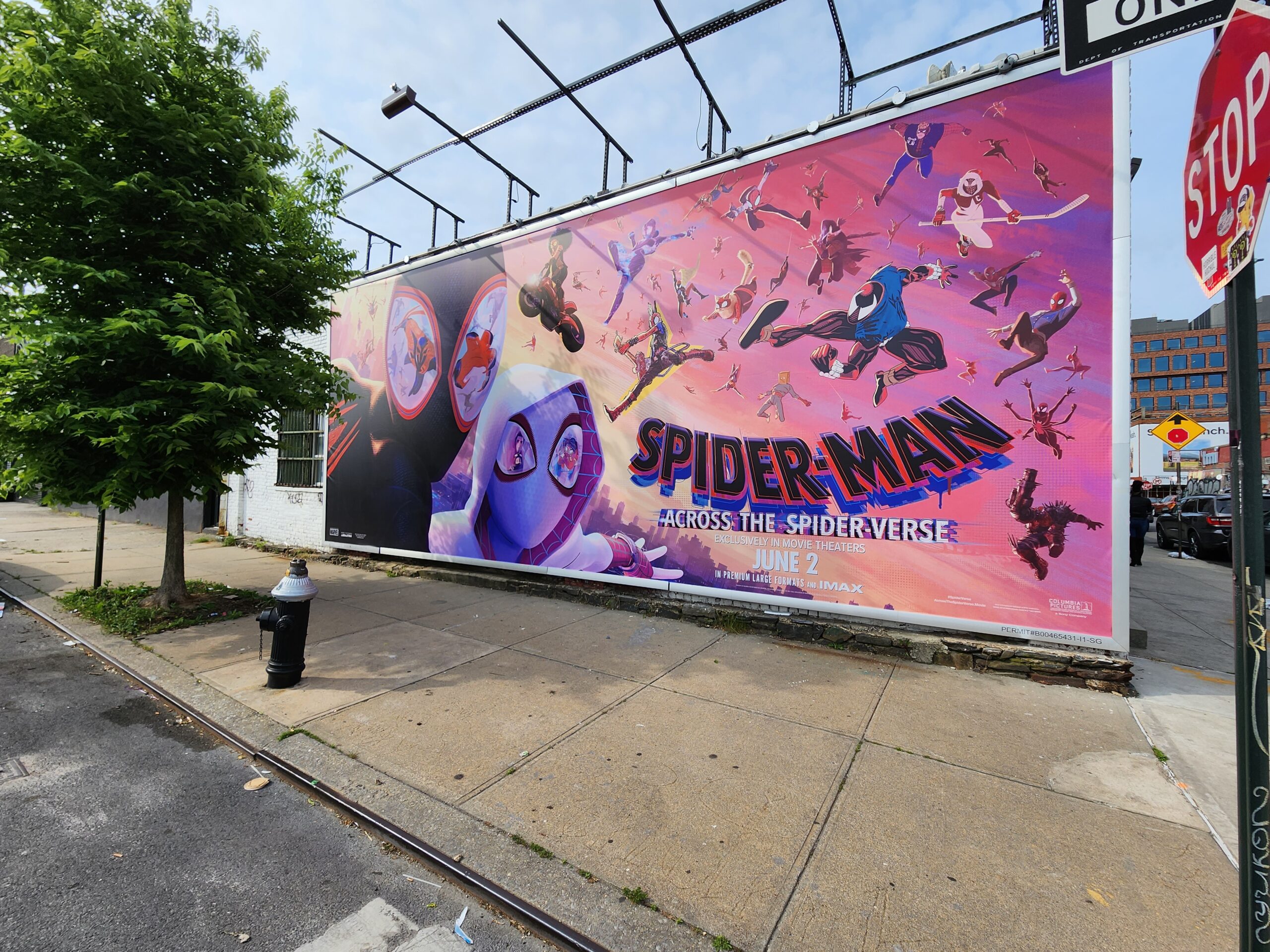Spider-Man Across the Spiderverse Wallscapes Brooklyn Wythe Ave & 15th St