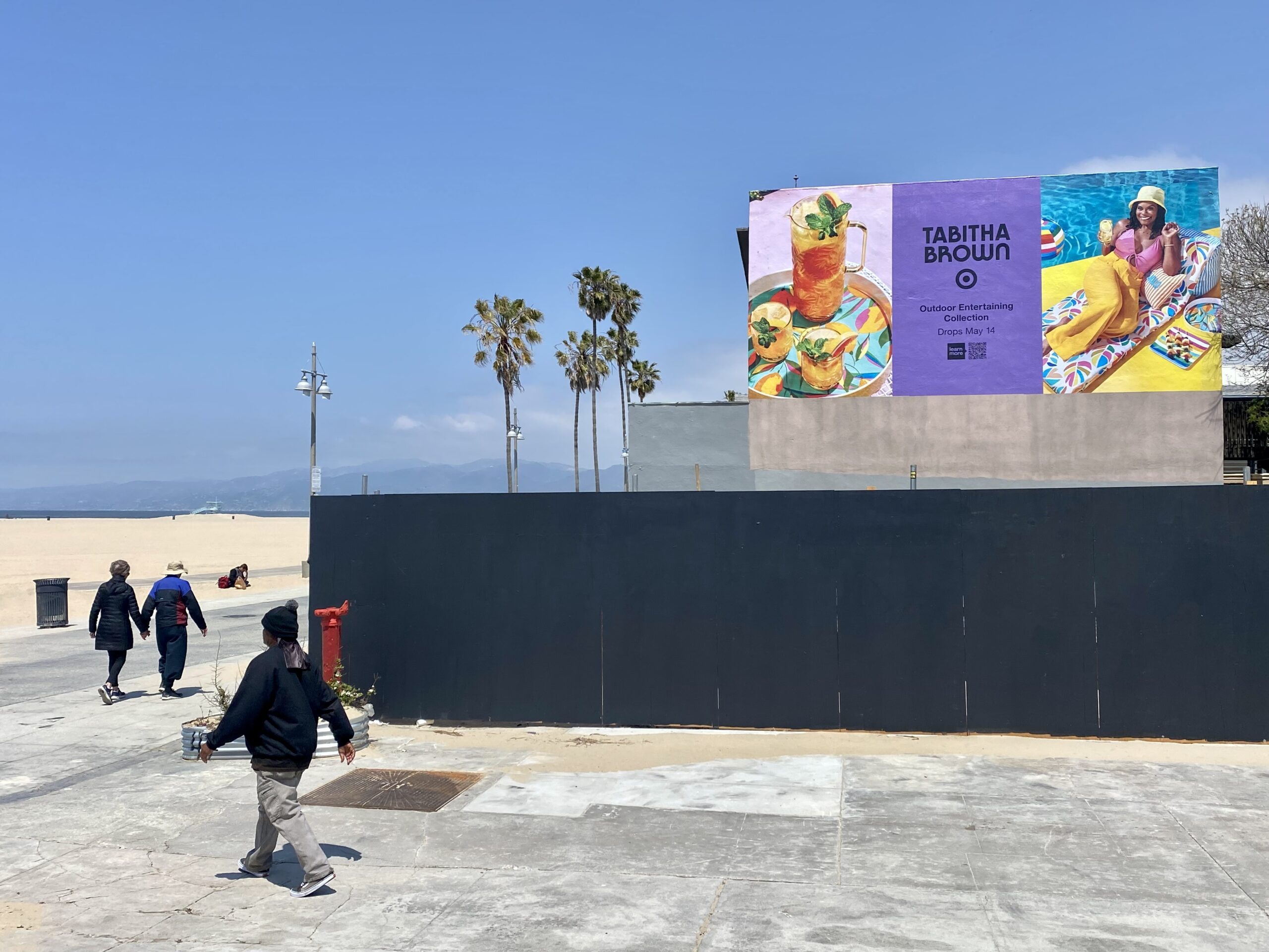 Tabitha Brown Wallscapes LA Wild Posting Ocean Front Walk & Park Ave