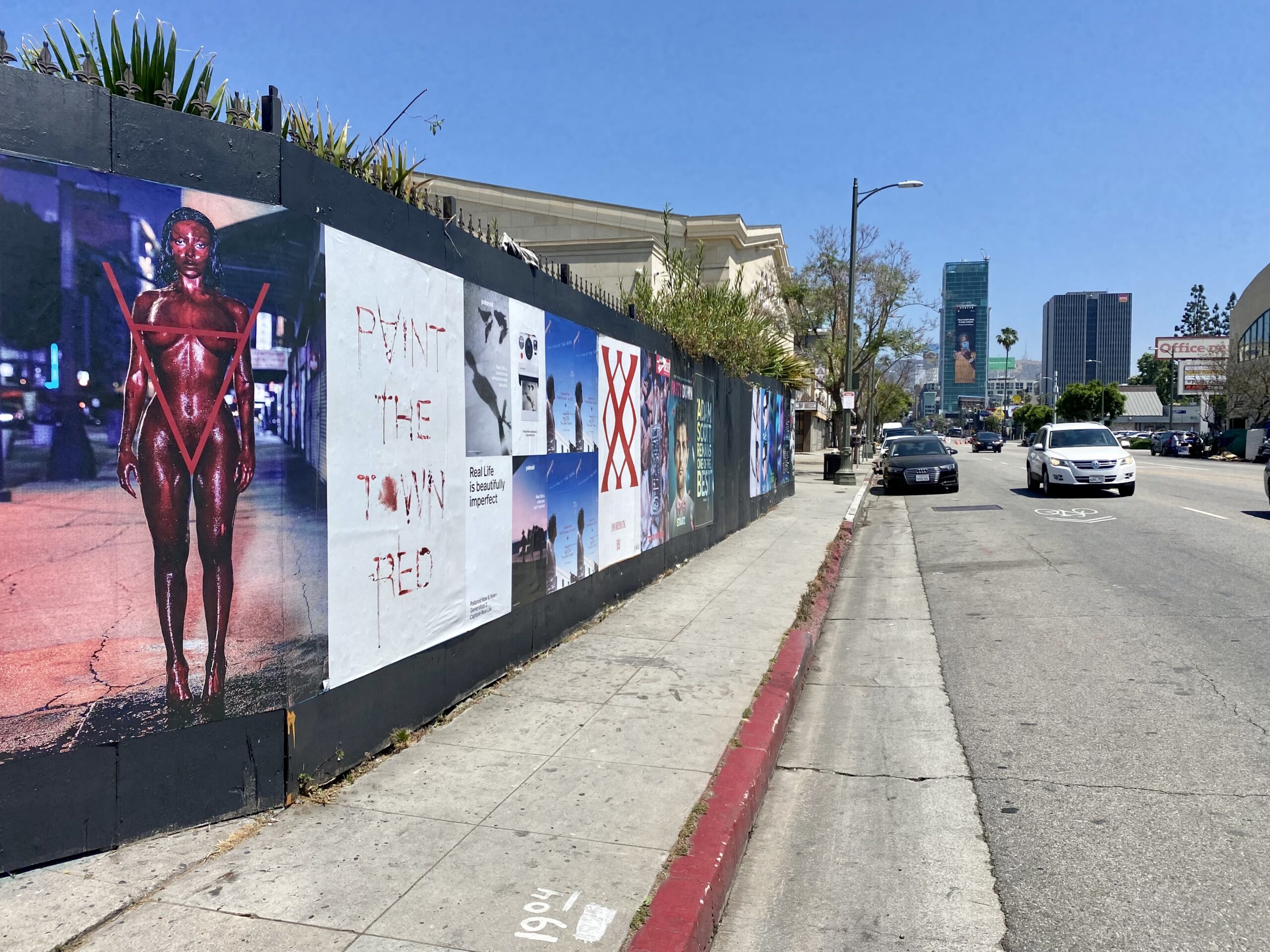 Wild Posting Doja Cat Paint the Town Red Los Angeles