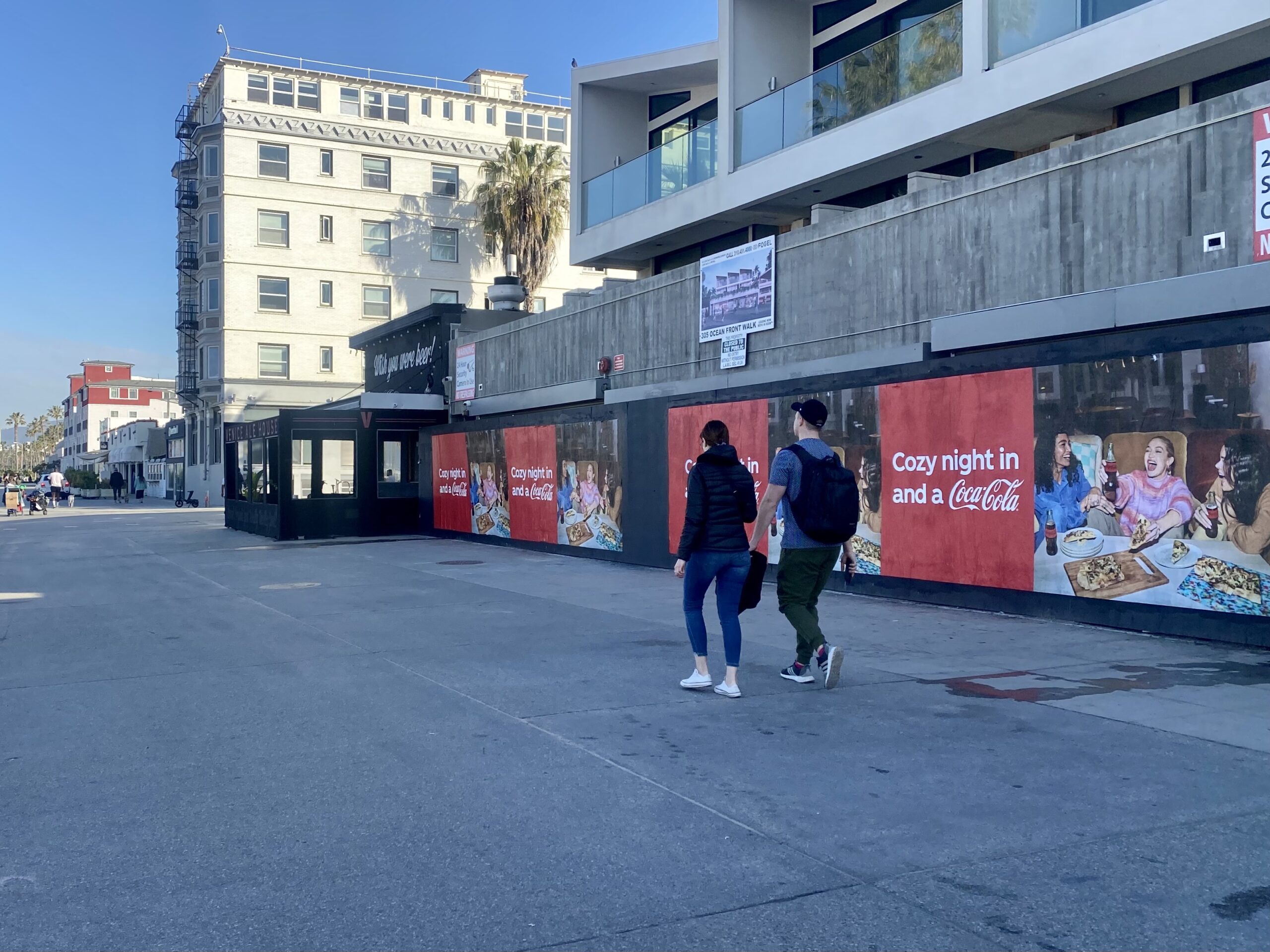 Coca-Cola Outdoor Advertising Long-Term Permits Venice Beach LA Billboard Ocean Front Walk