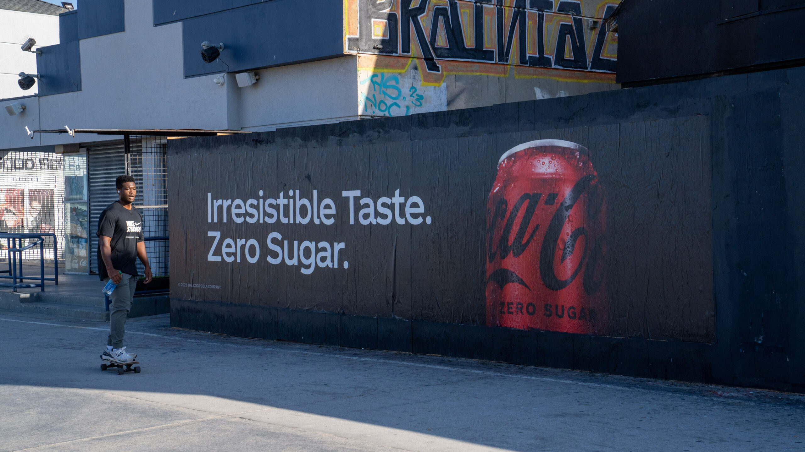 Coke Zero Coca-Cola Outdoor Advertising Long-Term Permits Venice Beach LA Billboard Ocean Front Walk