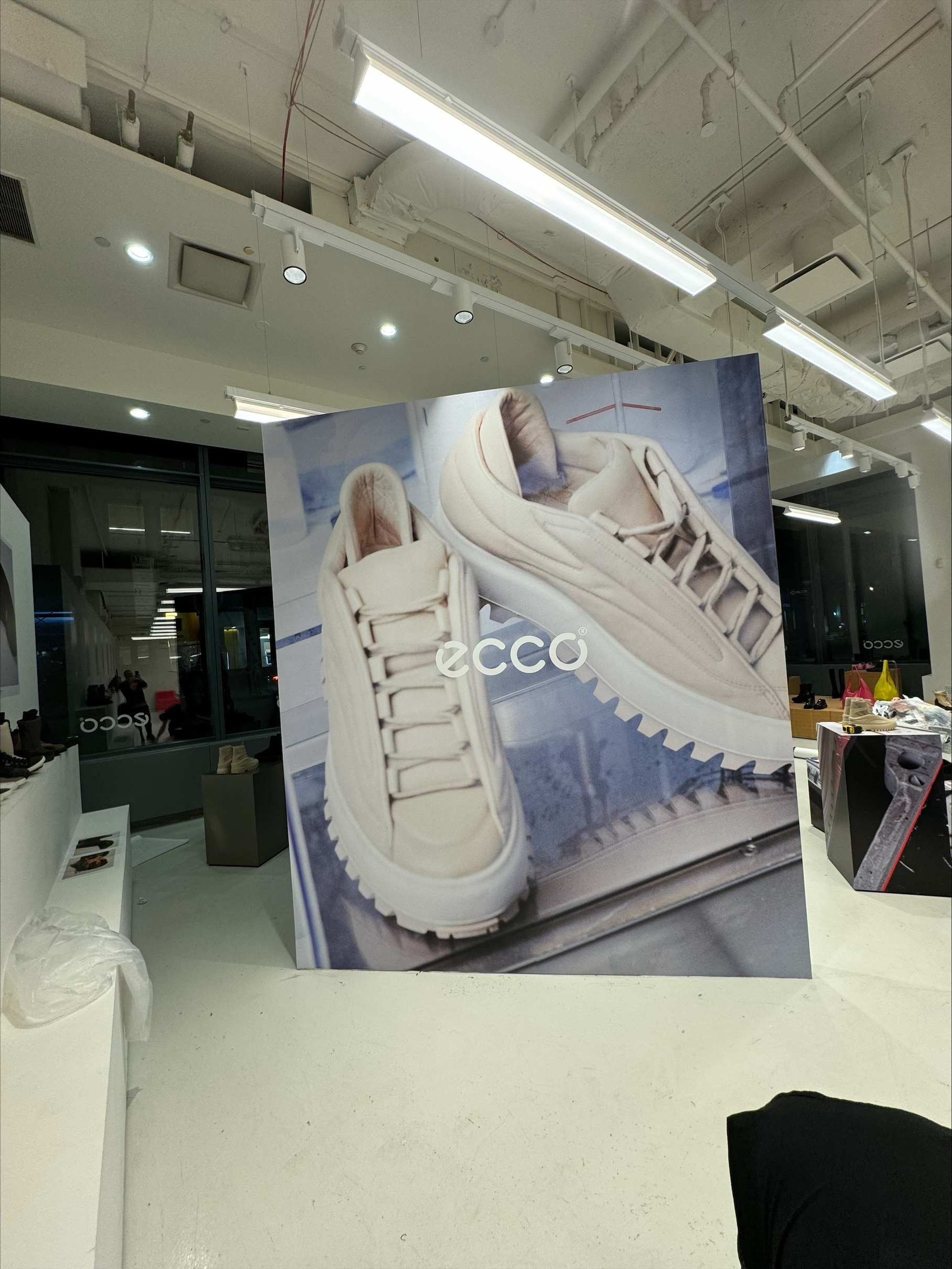 ECCO Custom Wraps SoHo NYC OOH Advertising Interior