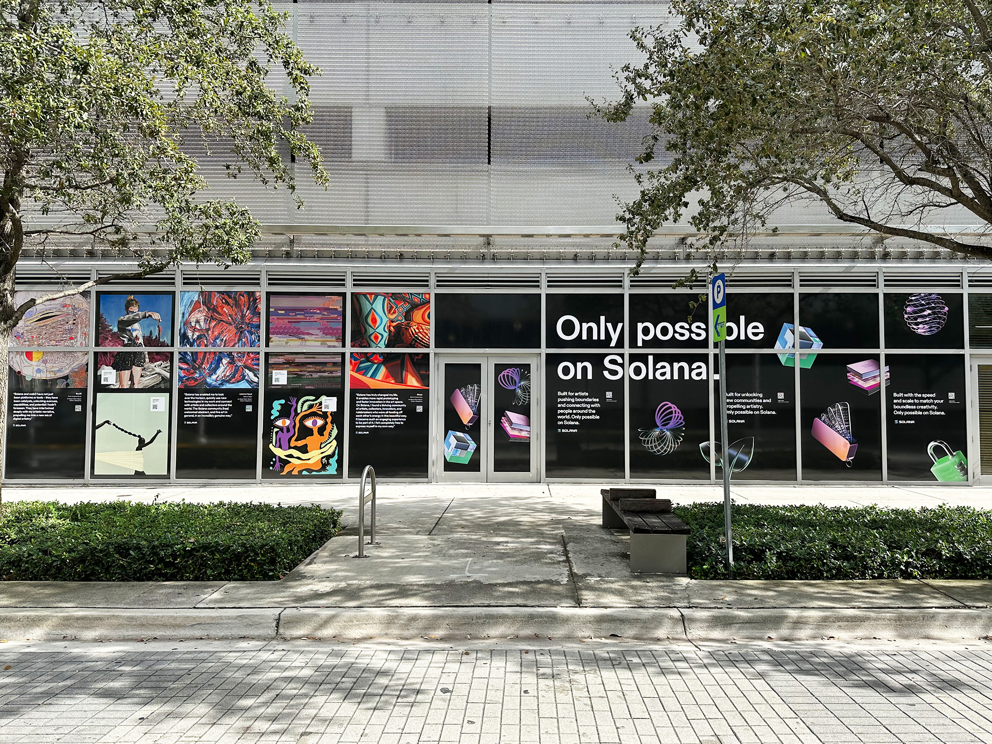 Solana Windowscapes Art Basel OOH Inventory South Beach Miami 17th St and Pennsylvania Ave Street View