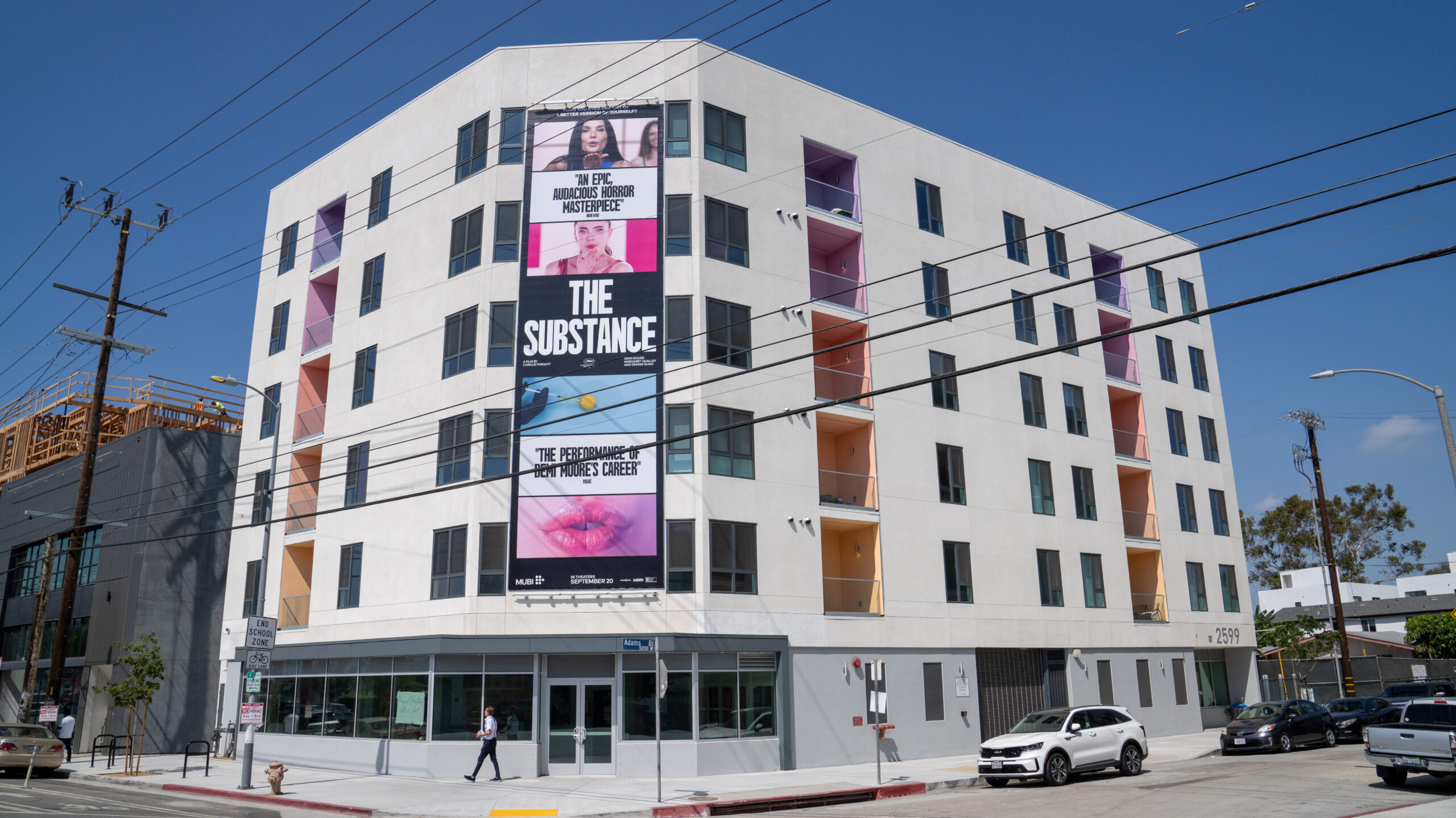 The Substance Wallscapes LA OOH Advertising W Adams Blvd and Alsace Ave