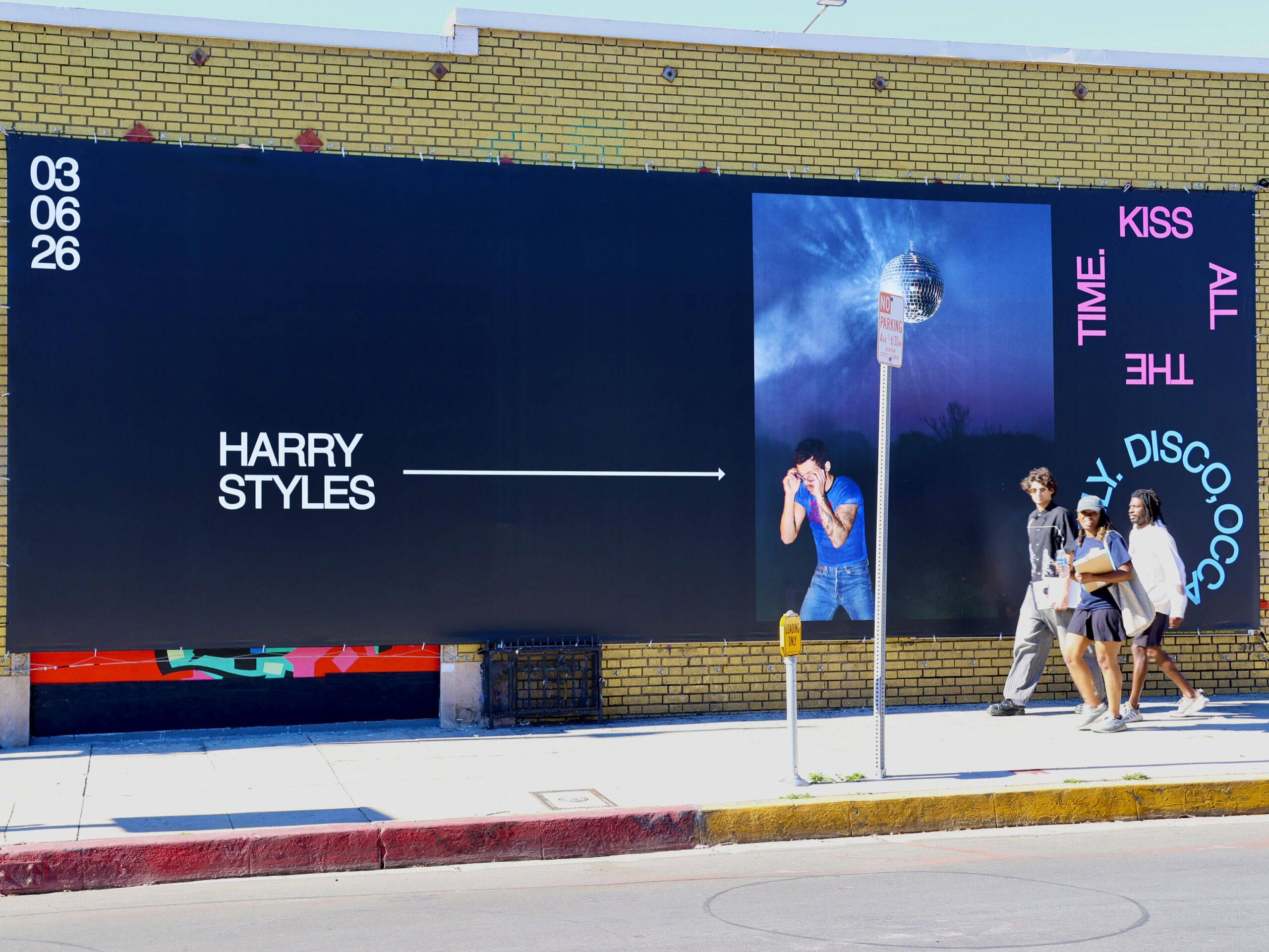 Harry Styles New Album Closeup LA Wild Posting Melrose Ave and N Curson Ave