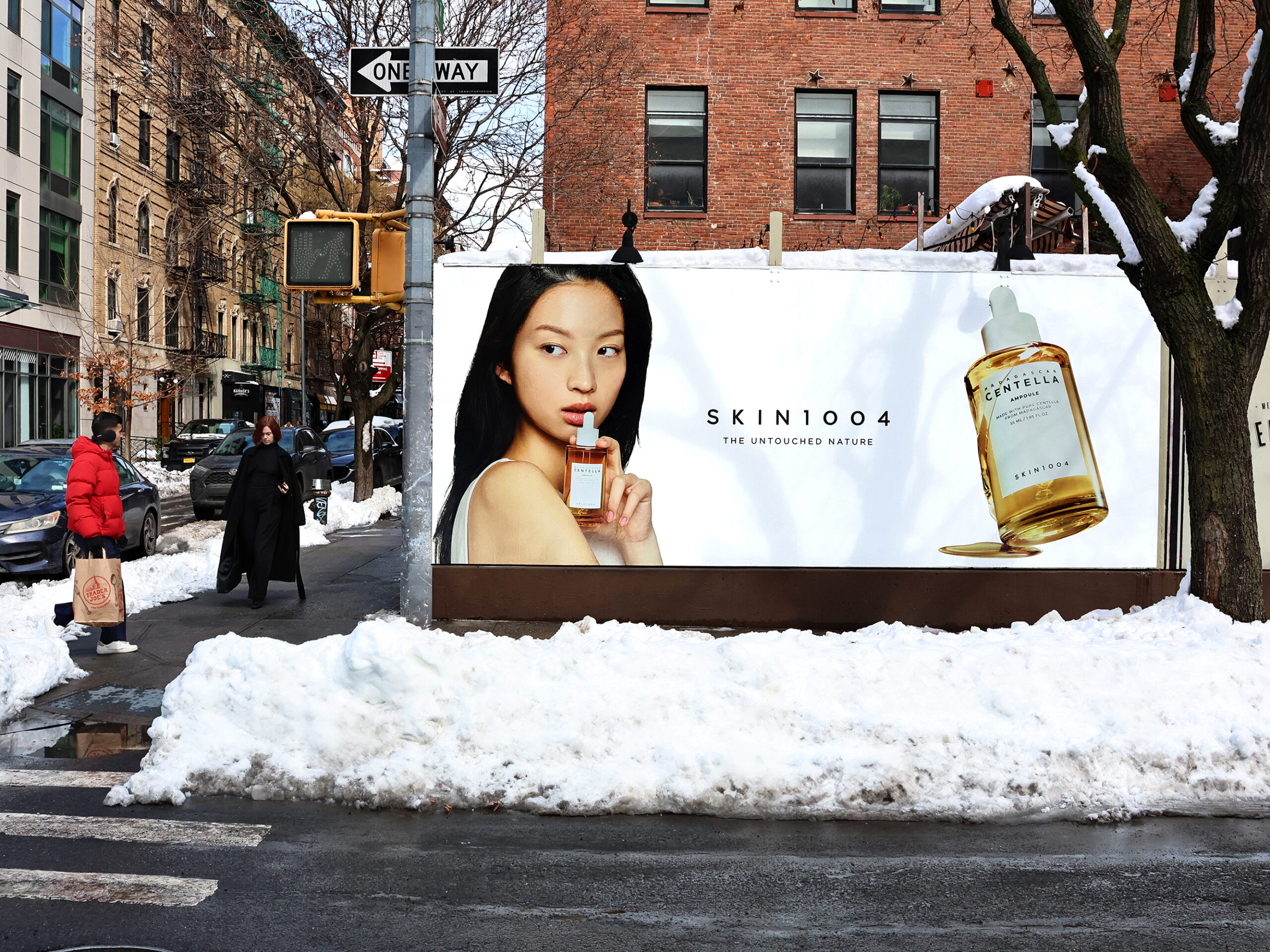 SKIN1004 Experiential Pop-Up NYC OOH Advertising Close Up Thompson St & Broome St