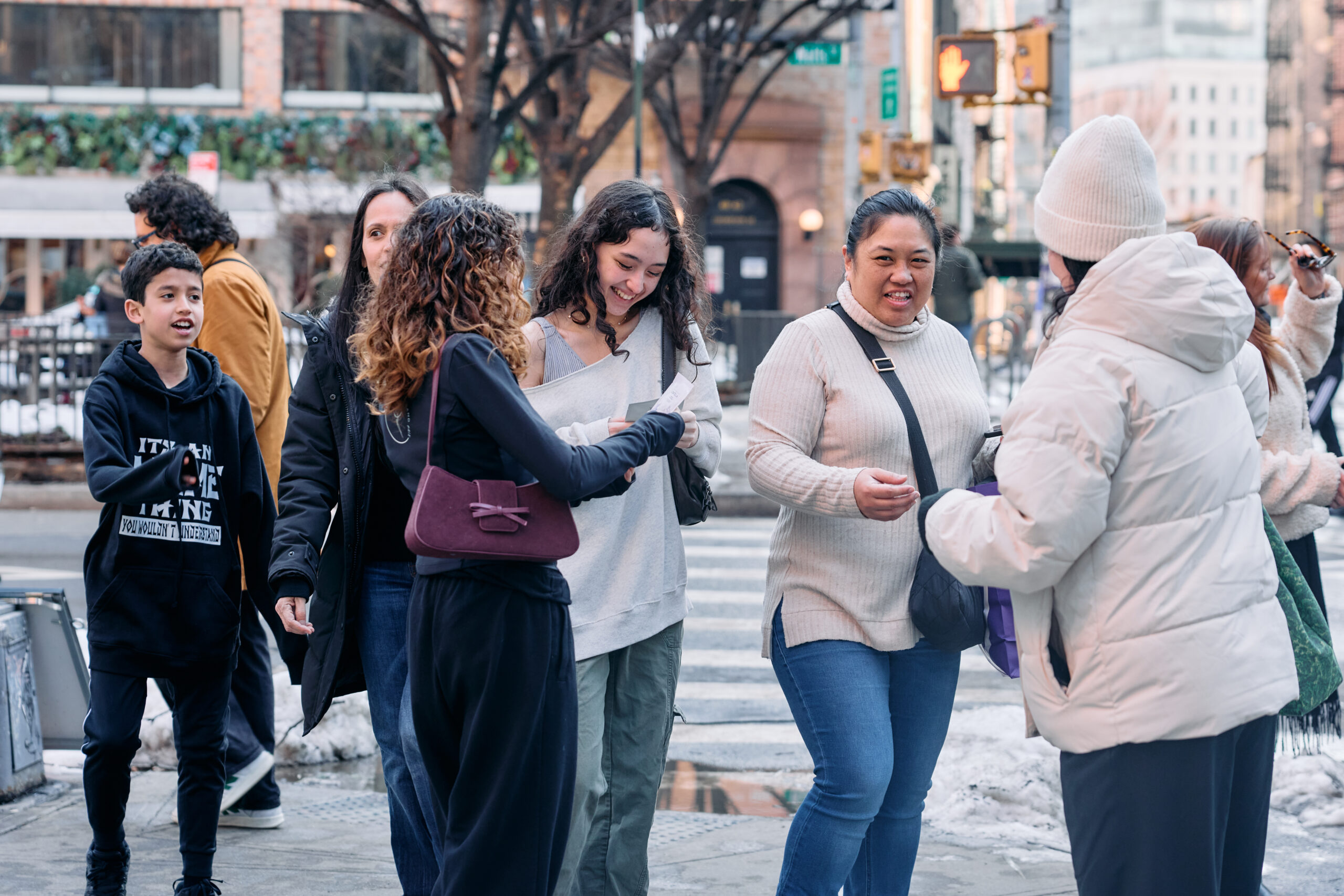 SKIN1004 Experiential Pop-Up NYC OOH Advertising Crowd Thompson St & Broome St