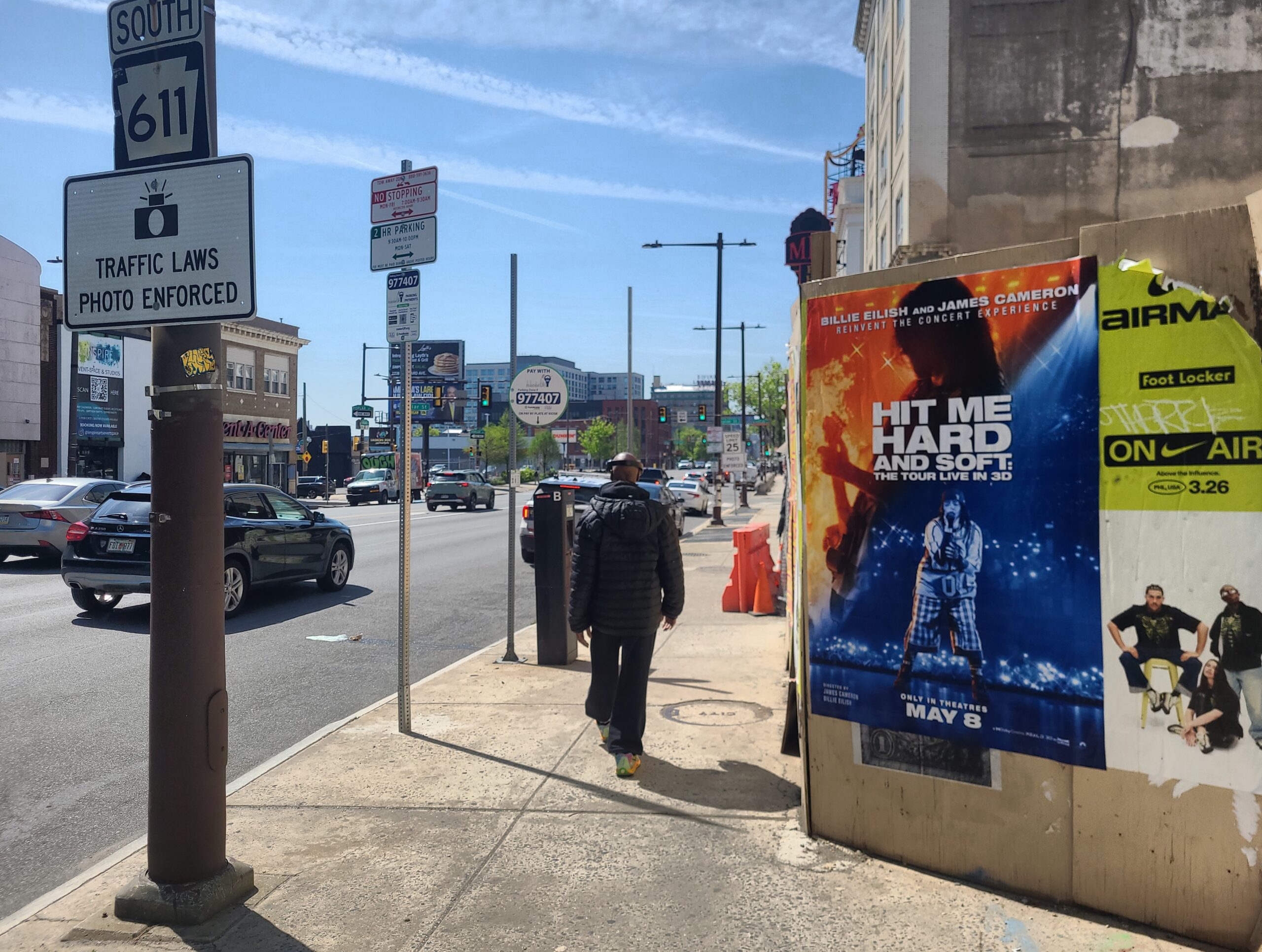 Billie Eilish Hit Me Hard and Soft Wild Posting Philadelphia Broad St btw Poplar St & W Girard Ave