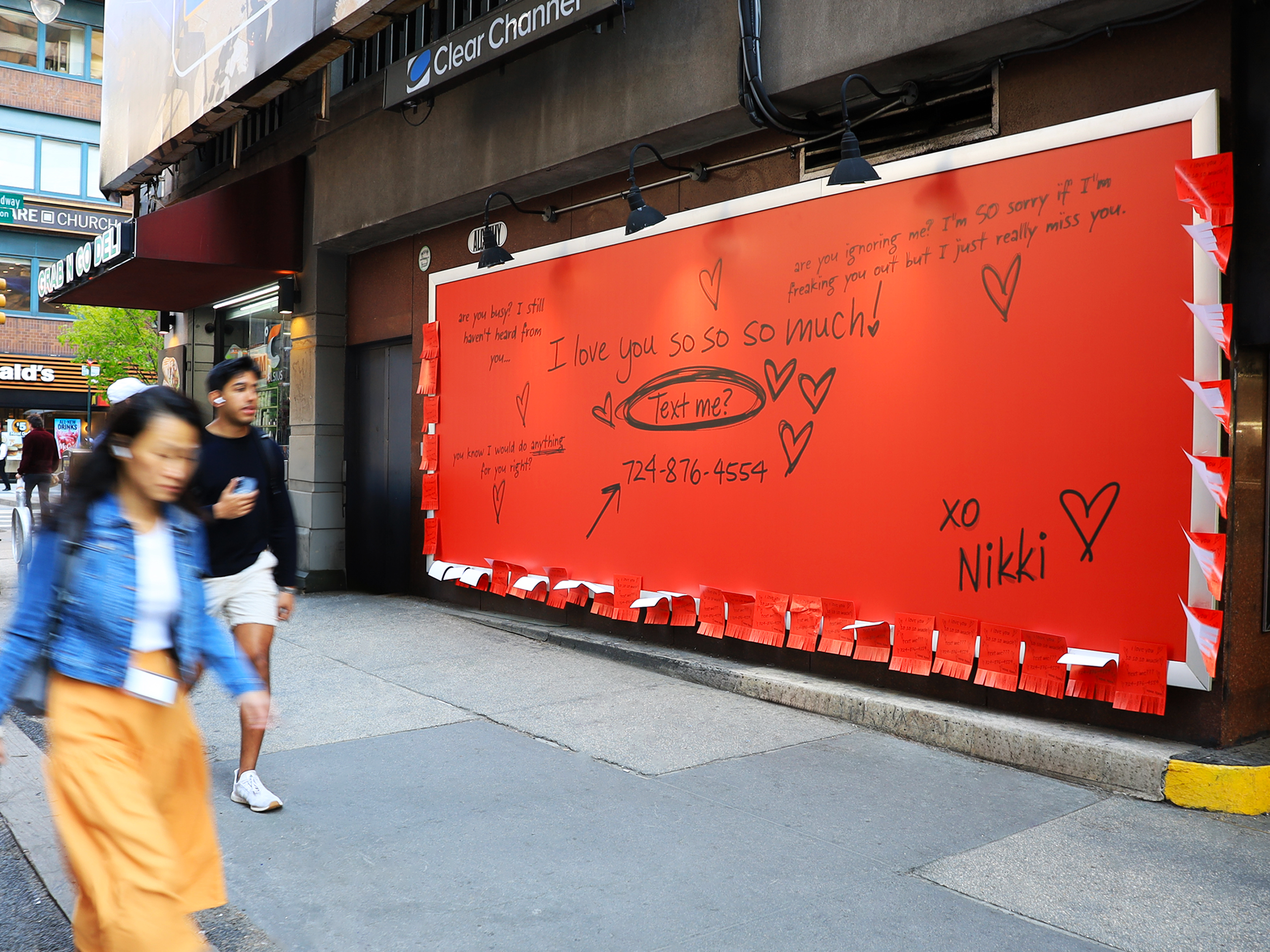 Focus Features Obsession Wild Posting NYC Experiential Ads Pt 2 Broadway & W 51st St