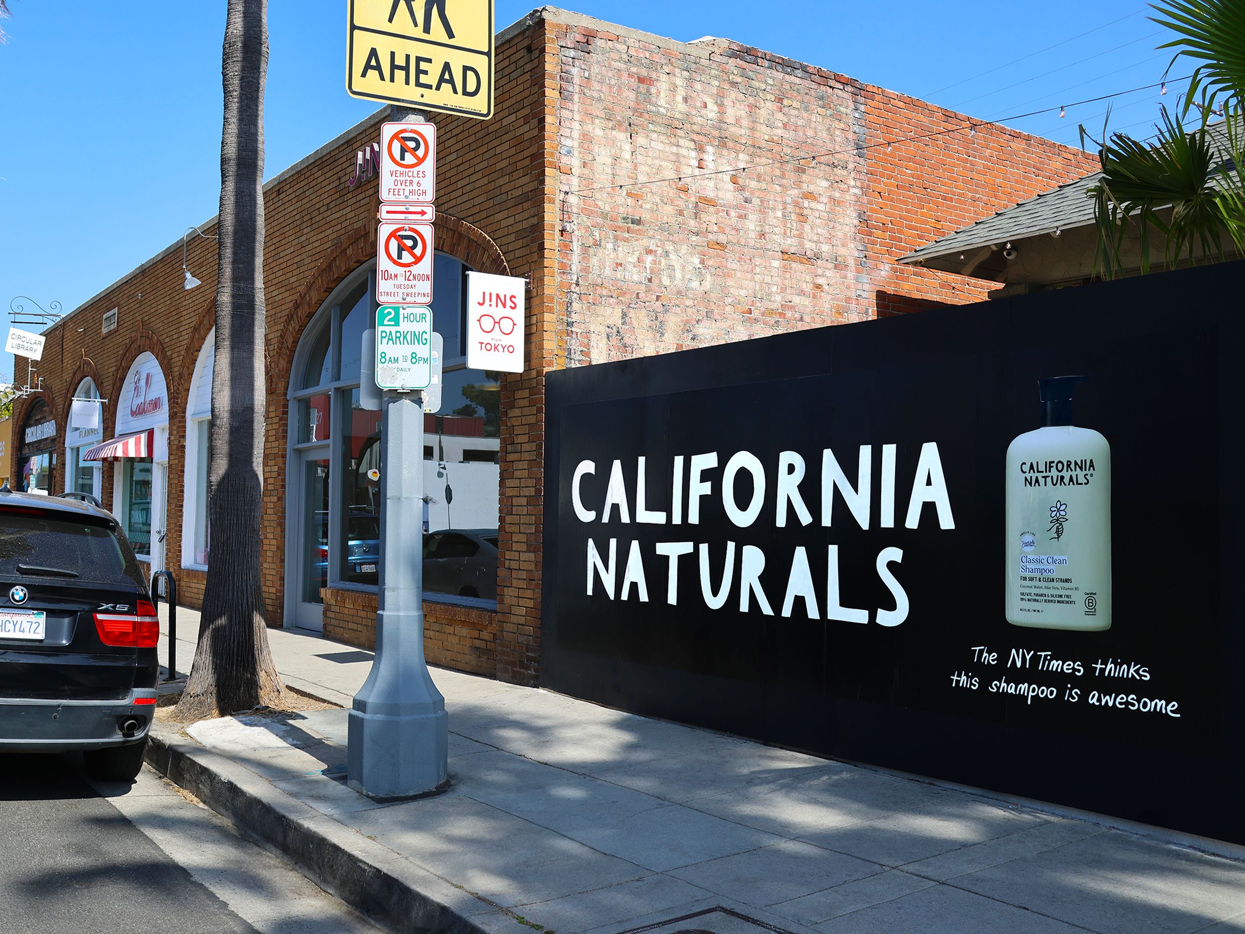 California Naturals Los Angeles Wild Posting Street-Level Advertising OOH Abbot Kinney Blvd and Santa Clara Ave close up